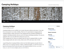 Tablet Screenshot of holidaycamping.wordpress.com