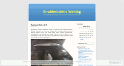 Desktop Screenshot of ibrahimlubis.wordpress.com