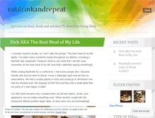 Tablet Screenshot of eatdrinkandrepeat.wordpress.com