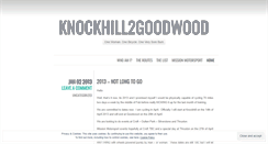 Desktop Screenshot of knockhill2goodwood.wordpress.com
