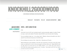 Tablet Screenshot of knockhill2goodwood.wordpress.com