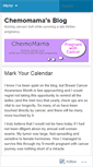 Mobile Screenshot of chemomama.wordpress.com