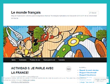 Tablet Screenshot of lemondefrancais.wordpress.com