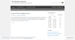 Desktop Screenshot of planepargnelogement.wordpress.com