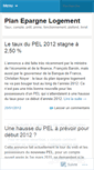 Mobile Screenshot of planepargnelogement.wordpress.com
