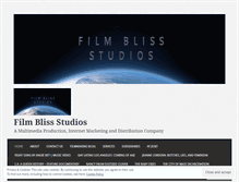 Tablet Screenshot of filmbliss.wordpress.com