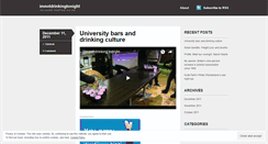 Desktop Screenshot of imnotdrinkingtonight.wordpress.com