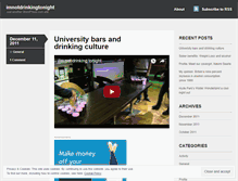 Tablet Screenshot of imnotdrinkingtonight.wordpress.com