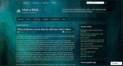 Desktop Screenshot of akhilkale.wordpress.com