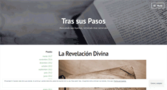 Desktop Screenshot of pisadas.wordpress.com
