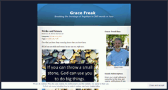 Desktop Screenshot of gracefreakdan.wordpress.com