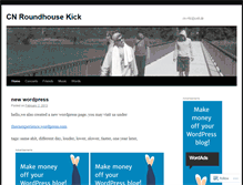 Tablet Screenshot of cnroundhousekick.wordpress.com