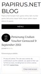 Mobile Screenshot of papirusnet.wordpress.com