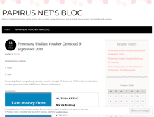 Tablet Screenshot of papirusnet.wordpress.com