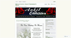 Desktop Screenshot of ankitchhibber.wordpress.com