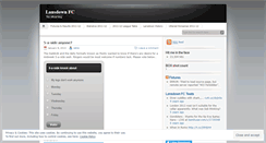 Desktop Screenshot of lansdownfc.wordpress.com
