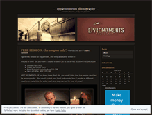 Tablet Screenshot of eppicmoments.wordpress.com