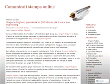 Tablet Screenshot of comunicatistampaonline.wordpress.com