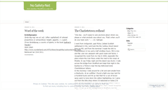 Desktop Screenshot of nosafetynet.wordpress.com