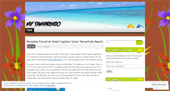 Desktop Screenshot of mytamarindo.wordpress.com