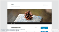 Desktop Screenshot of erikaramberg.wordpress.com