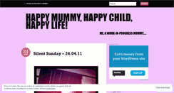 Desktop Screenshot of happymummyhappychildhappylife.wordpress.com