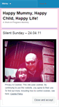 Mobile Screenshot of happymummyhappychildhappylife.wordpress.com