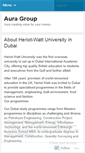 Mobile Screenshot of myauragroup.wordpress.com