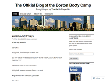 Tablet Screenshot of bostonbootycamp.wordpress.com