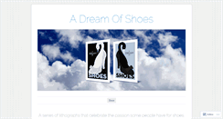 Desktop Screenshot of adreamofshoes.wordpress.com