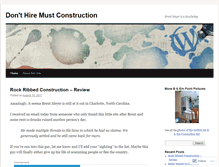 Tablet Screenshot of bandemconstruction.wordpress.com