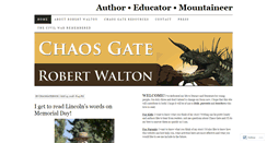 Desktop Screenshot of chaosgatebook.wordpress.com