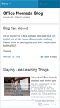 Mobile Screenshot of officenomads.wordpress.com