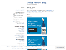 Tablet Screenshot of officenomads.wordpress.com