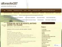 Tablet Screenshot of alfonsofer257.wordpress.com