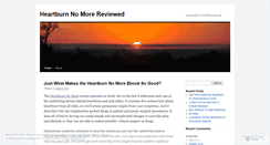 Desktop Screenshot of heartburnnomorereviewed.wordpress.com