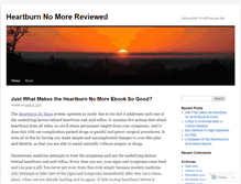 Tablet Screenshot of heartburnnomorereviewed.wordpress.com