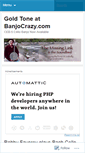 Mobile Screenshot of banjocrazy.wordpress.com