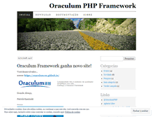 Tablet Screenshot of oraculumframework.wordpress.com