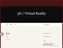 Tablet Screenshot of 3dvr.wordpress.com
