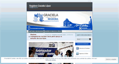 Desktop Screenshot of gracielalopezc.wordpress.com