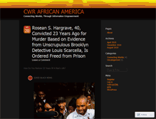 Tablet Screenshot of cwrafricanamerica.wordpress.com