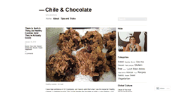Desktop Screenshot of chileychocolate.wordpress.com