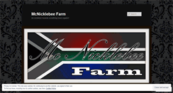 Desktop Screenshot of mcnicklebeefarm.wordpress.com