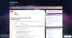 Desktop Screenshot of minhsonuit.wordpress.com