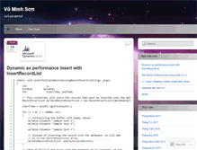 Tablet Screenshot of minhsonuit.wordpress.com