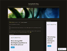 Tablet Screenshot of barmybird.wordpress.com