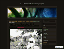 Tablet Screenshot of aid2injuredriders.wordpress.com