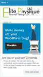 Mobile Screenshot of elitephysique.wordpress.com