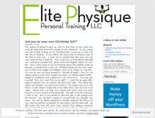 Tablet Screenshot of elitephysique.wordpress.com